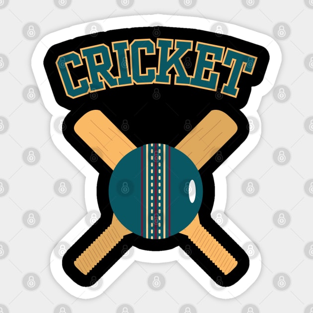 Retro Cricket Sticker by FullOnNostalgia